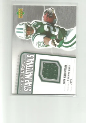 2006 Rookie Debut Future Star Materials Silver #FSMLW Leon Washington  F58A - Image 1 of 2