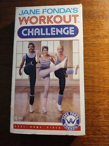 Jane Fonda's Workout Challenge VHS Tape 1992 Physical Fitness - Picture 1 of 2