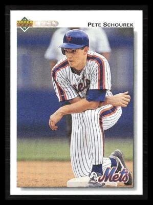 Pete Schourek 1992 Upper Deck #673  New York Mets - Image 1 of 2