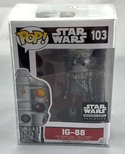 FUNKO POP STAR WARS - IG-88 #103 Contrabandista's Bounty Exclusiva Figura de Vinilo NUEVA - Imagen 1 de 9