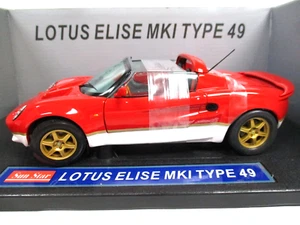 SUN STAR - LOTUS ELISE MK1 / MKI TIPO 49 (ROSSO) - 1/18 PRESSOFUSO - Foto 1 di 14