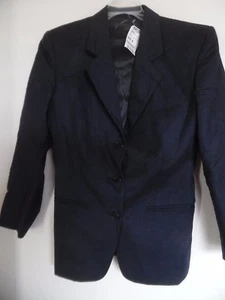 Storie Made In Italy Charcoal Gray Blazer New With Tags Size 8 - Picture 1 of 4