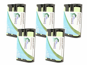 5x Battery for Panasonic HHR-P107, PQSUHGLA1ZA, KX-TGA600M