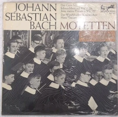 Johann Sebastian Bach Motetten Vinyl LP Album Eurodisc Brand New Import 1964 - Image 1 of 2