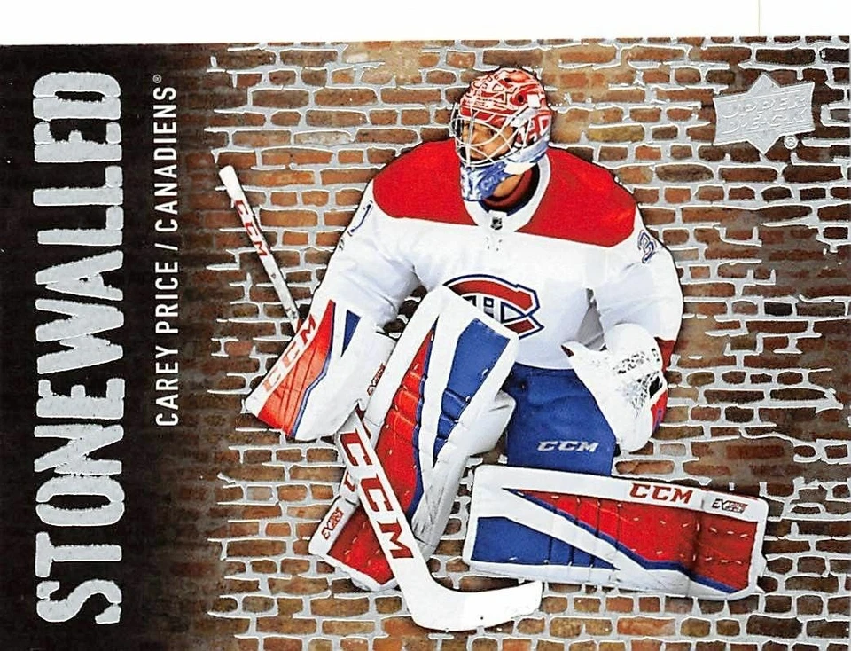 2018/19 Upper Deck Series 1 Stonewalled Inserts   *****U-Pick From List***** - Image 1 of 1