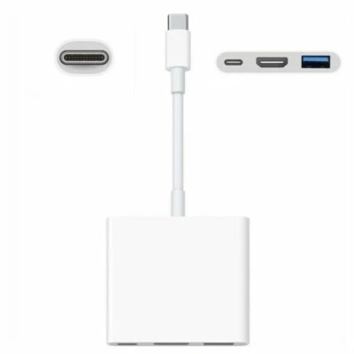 Apple USB-C Digital AV Multiport Adapter for MacBook A1621 HDMI cable - Image 1 of 3
