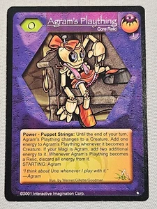 Magi Nation Duel - Agram's Plaything - Core Relic - Dream's End - 1st Ed - Rare - Bild 1 von 6