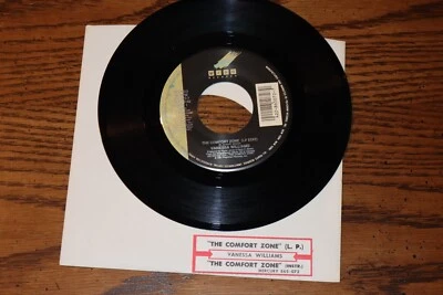 NEW 45 RECORD VANESSA WILLIAMS THE COMFORT ZONE B/W INSTRUMENTAL UNPLAYED - Image 1 of 2