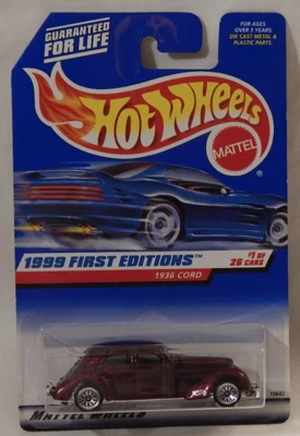 Cord 810 Westchester Hot Wheels 1936 1999-649 primeras ediciones retirado 2005 Foto 1 de 4