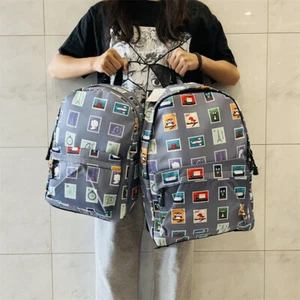 Stamp Carton Backpack Anime Knapsack School Bag Teen Travel Bags Child - Picture 1 of 22