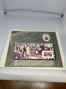 BÜRODRUCK & GRAVUR SESCAL '87 WE THE PEOPLE SOUVENIRKARTE NEUWERTIG - Bild 1 von 1