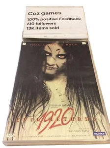1920 Evil Returns - Aftab Shivdasani - Bollywood Horror Movie DVD Region Free - Picture 1 of 3