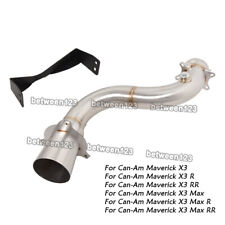 For Can-Am Maverick X3 Max  X3 RR Modified Exhaust System Muffler Pipe Steel