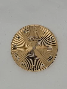Rolex Datejust 36mm Sunburst goldfarben mit goldenen römischen Ziffern echt selten - Bild 1 von 4