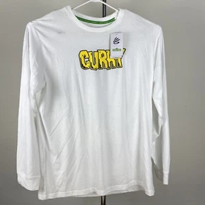 Under Armour Steph Curry X Sesame Street White Long Sleeve Tee X-Large New - Picture 1 of 4