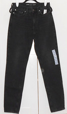 MEN'S OLD NAVY BLACK WASHED ORIGINAL STRAIGHT TAPER NON-STRETCH JEANS/SIZE 30X34