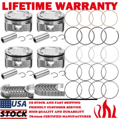 Pistons Rings Bearing Kit For Chevy Cruze Sonic Trax Buick Encore 1.4L 2011-2021 - Image 1 of 4