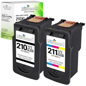 2PK PG 210XL CL 211XL Ink For Canon PIXMA MP480 MP490 MP495 MP499 MX410 MX420 - Picture 1 of 2