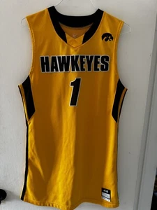 Authentic Nike Iowa Hawkeyes Basketball Trikot Team Issued Tucker #1 Größe 48 +4 - Bild 1 von 11