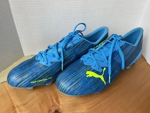 Nuevos botines de fútbol Puma Ultra 2.2 FG/AG Matrix Pro para hombre talla 13 zapatos azules - Imagen 1 de 6