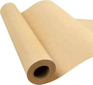 15"×400" Brown Paper Roll, Wrapping Paper, 1 Count (Pack of 1), - Picture 1 of 7