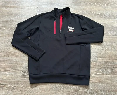 WE Performance 1/4 Zip Pullover Sweater Wrestling WF WWF Attitude Antigua Small - Image 1 of 4