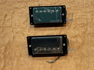 New Powered by LACE Neck&Bridge Humbucker Pickup Set Chrome Front & Rear - Picture 1 of 3