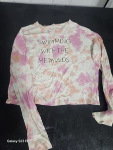 Schwimmen mit den Meerjungfrauen Langarmshirt leicht cropped Aeropostale - Bild 1 von 3