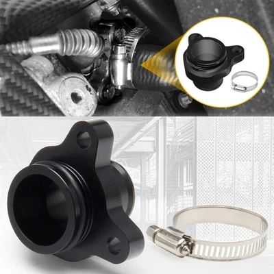 Black CNC Water Hose Replacement Fit For BMW 335i 335xi 11537541992 11537544638 - Image 1 of 4