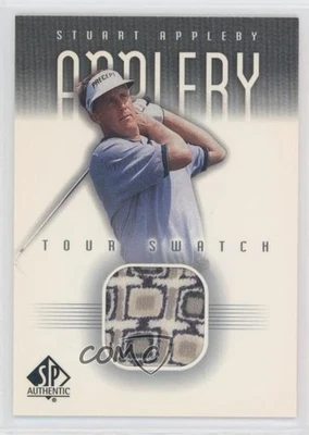 2001 SP Authentic Tour Swatch Stuart Appleby #SA-TS Rookie RC - Image 1 of 2