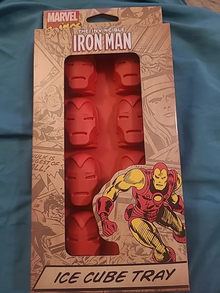 Marvel Comics Heroes Silicone Ice Cube Tray Mold - Iron Man - Image 1 of 2