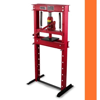 Werkstattpresse Dornpresse Rahmenpresse Hydraulisch 12000kg Rot Bituxx - Bild 1 von 4