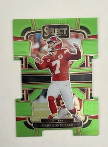 2023 Panini Select - Concourse Harrison Butker #48 Neon Green Prizm Die-Cut /599 - Picture 1 of 1