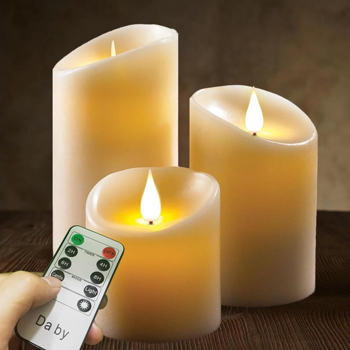 Candele LED Ricaricabili Per Halloween | Set Da 12 Con Telecomando E Timer | Luce Calda Dimmerabile E Effetto Fiamma Realistica | Per Decorazioni Casa
