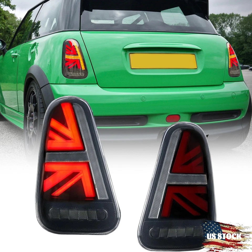 一对 LED 尾灯适用于 2001 - 2007 Mini Cooper R50-R53掀背车/可转换 — 第 1/4 张图片