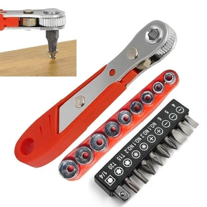 Comprehensive 20pcs Ratchet Spanner Screwdriver Bits Kit with Magnetic Holder - Picture 1 of 12