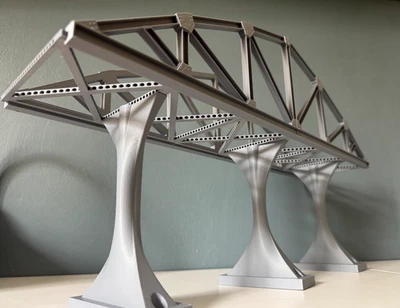 O Scale 80’ Single Bridge Kit  supports up to 4" wide track - Image 1 of 4