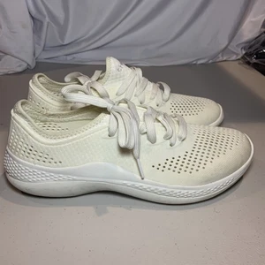 Crocs LiteRide weiße Damen-Sneaker Größe 10 [O7] - Bild 1 von 8