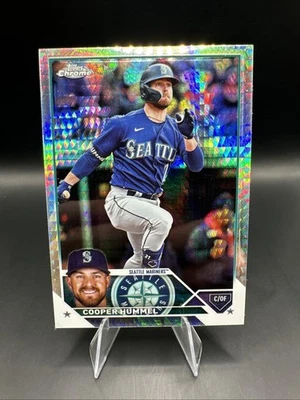 2023 Topps Chrome Update Cooper Hummel #USC120 Prism Refractor - Image 1 of 2