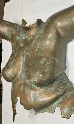 Larry Kirkwood Body Sculpture Original Art Body Casting "Merril" Cracked - Image 1 of 4