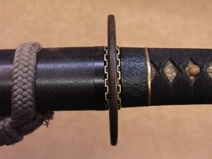 Japanese sword　SEPPA　TUBA   spacer 　　small size　Brass material - Picture 1 of 10