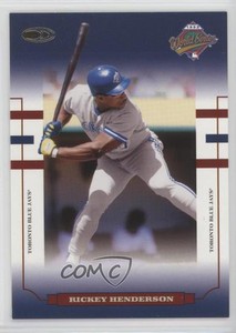 2004 Donruss World Series Blue Rickey Henderson #WS-45 HOF
