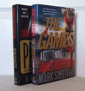 Private and The Games by James Patterson 2 Hardcover Novels - Picture 1 of 5