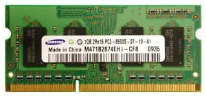 M471B2874EH1-CF8 Samsung 1GB PC3-8500 DDR3-1066MHz non-ECC Unbuffered CL7 204-Pi - Picture 1 of 1