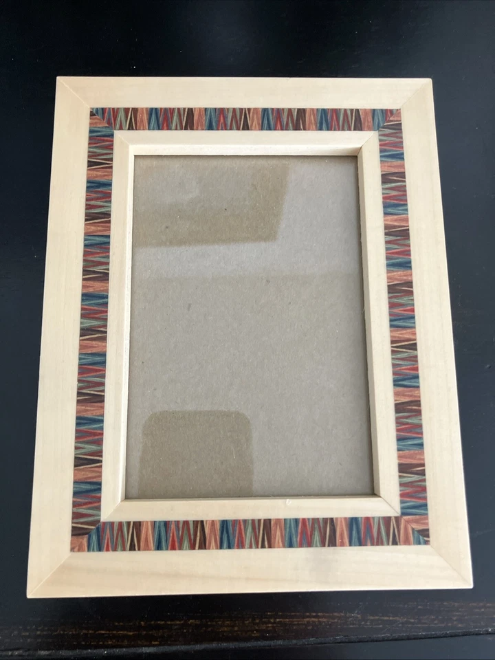Furio 5 x 7 Solid Wood Frame Marquetry Studio Wood Collection  - Image 1 of 4