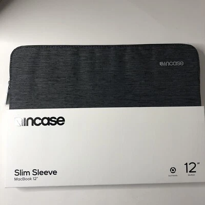 Incase Heathered Black Slim Sleeve For MacBook 12” Complete Protection - Image 1 of 3