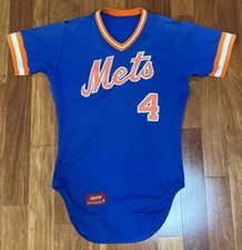 Vintage Rawlings 1980s New York Mets Lenny Dykstra Baseball Jersey Size 40