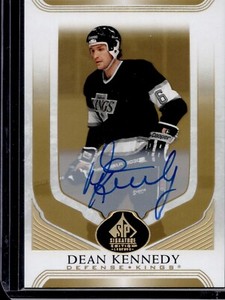 2020-21 SP Signature Legends Dean Kennedy KINGS #164 Gold On-Card Auto
