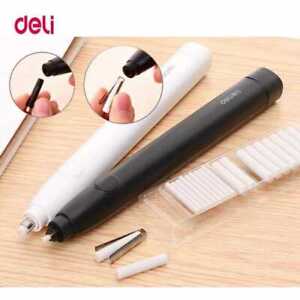 Electric Pencil Eraser Kit with 20pcs Rubber Refills Highlights Sketch DrawinDbp