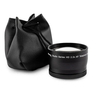 2,2x Profi Antireflex Teleobjektiv 58mm mit Schutztasche - Bild 1 von 4
